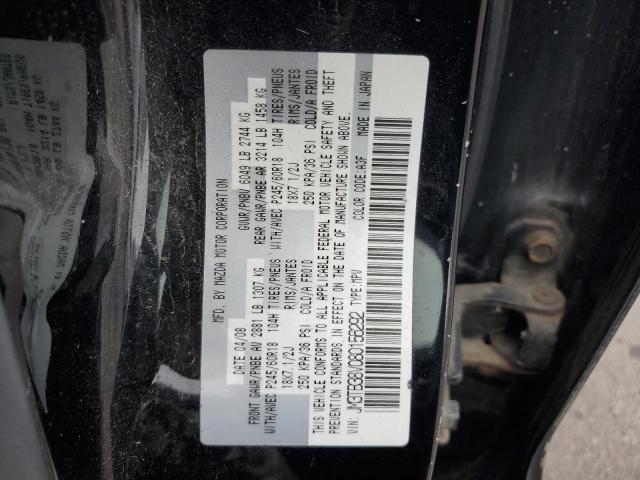 Photo 10 from auction – 2008 MAZDA CX-9 with VIN JM3TB38V080156292