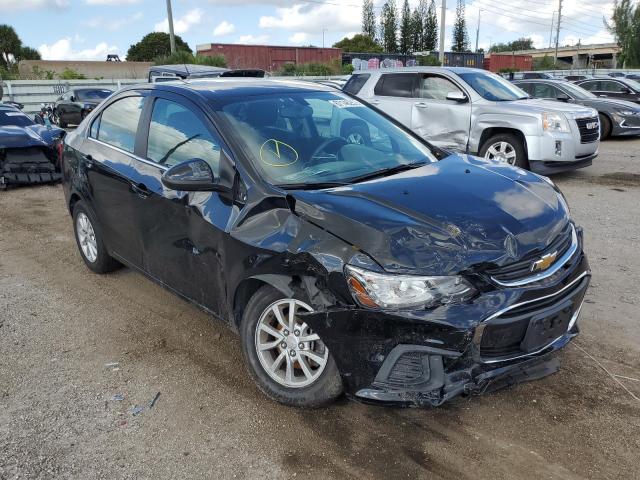 CHEVROLET SONIC LT 2017 with VIN 1G1JD5SGXH4138240 - Photo from auction