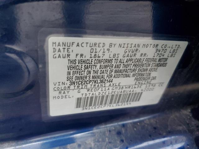 Photo 10 from auction – 2019 NISSAN VERSA NOTE with VIN 3N1CE2CP7KL362144
