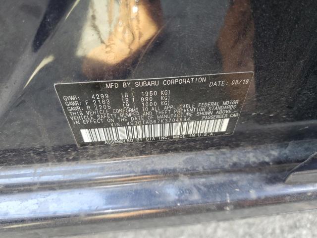Photo 10 from auction – 2019 SUBARU IMPREZA with VIN 4S3GTAB67K3704694