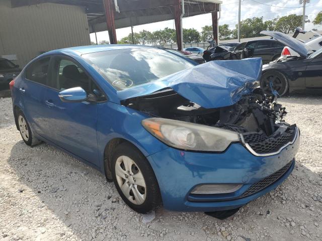 KIA FORTE LX 2015 with VIN KNAFX4A68F5282509 - Photo from auction