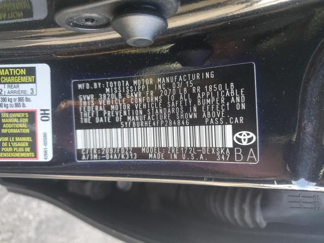 Photo 10 from auction – 2015 TOYOTA COROLLA L with VIN 5YFBURHE4FP284846