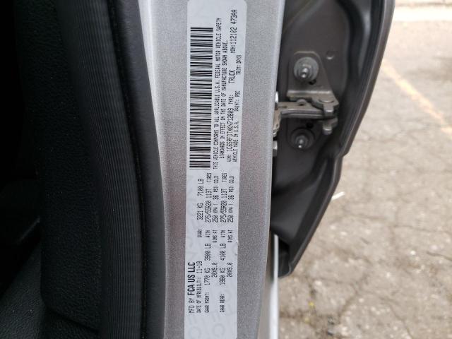 Photo 10 from auction – 2019 RAM 1500 LARAM with VIN 1C6SRFDTXKN712809