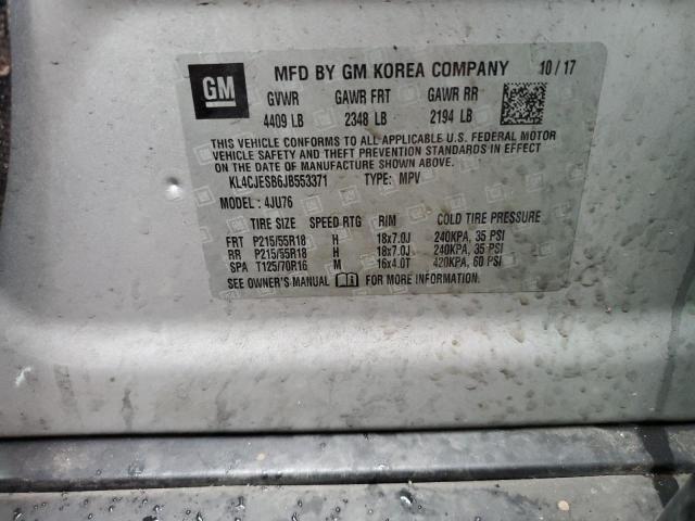 Photo 10 from auction – 2018 BUICK ENCORE PRE with VIN KL4CJESB6JB553371