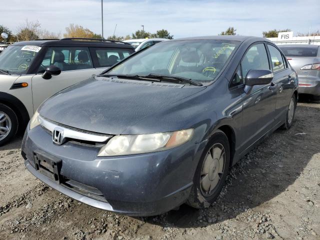 Photo 2 from auction – 2007 HONDA CIVIC HYBR with VIN JHMFA36227S014593