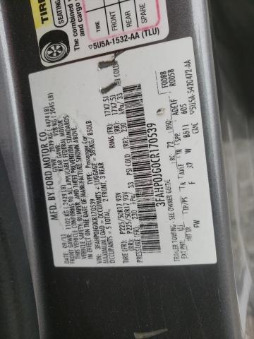 Photo 10 from auction – 2012 FORD FUSION with VIN 3FAHP0JG0CR170539