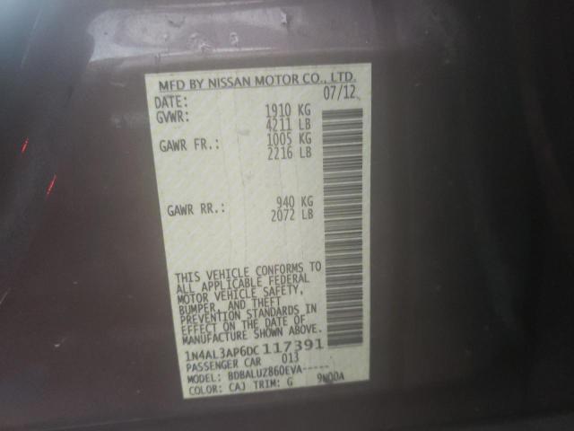 Photo 10 from auction – 2013 NISSAN ALTIMA 2.5 with VIN 1N4AL3AP6DC117391
