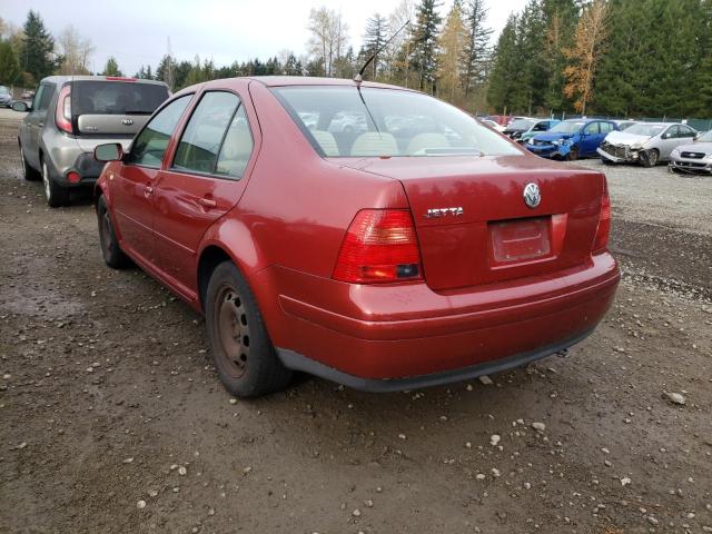 Photo 3 from auction – 2000 VOLKSWAGEN JETTA GL with VIN 3VWRA29M3YM044862