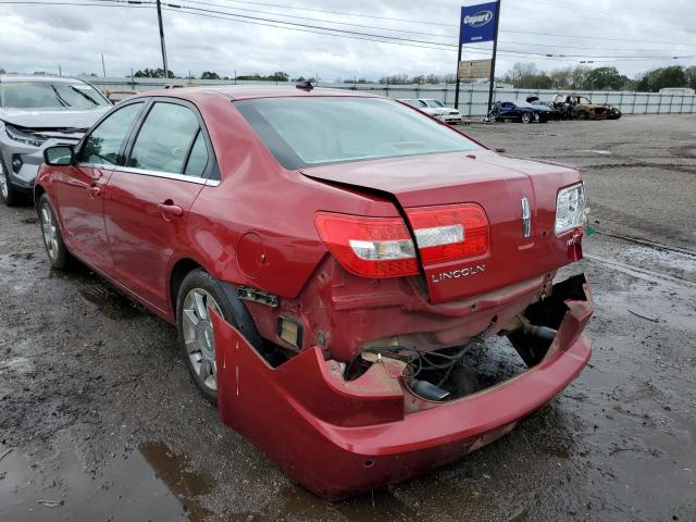 Photo 3 from auction – 2009 LINCOLN MKZ with VIN 3LNHM26T19R612110