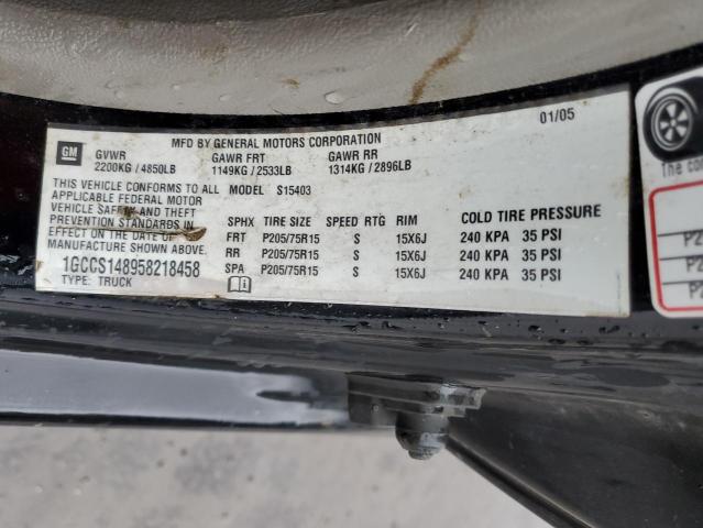 Photo 10 from auction – 2005 CHEVROLET COLORADO with VIN 1GCCS148958218458