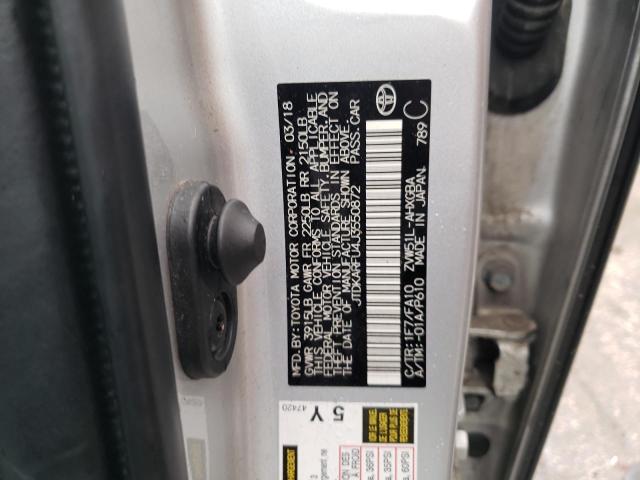 Photo 10 from auction – 2018 TOYOTA PRIUS with VIN JTDKARFU4J3550872
