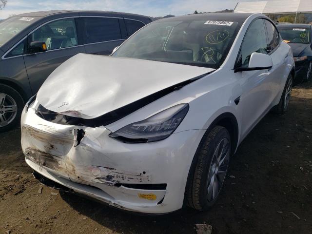 Photo 2 from auction – 2021 TESLA MODEL Y with VIN 5YJYGAEE0MF159262