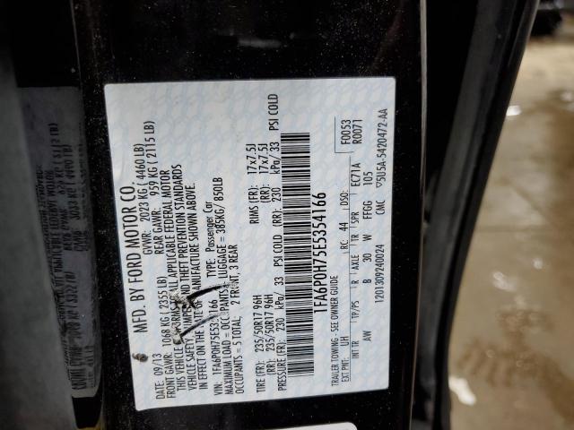 Photo 10 from auction – 2014 FORD FUSION SE with VIN 1FA6P0H75E5354166
