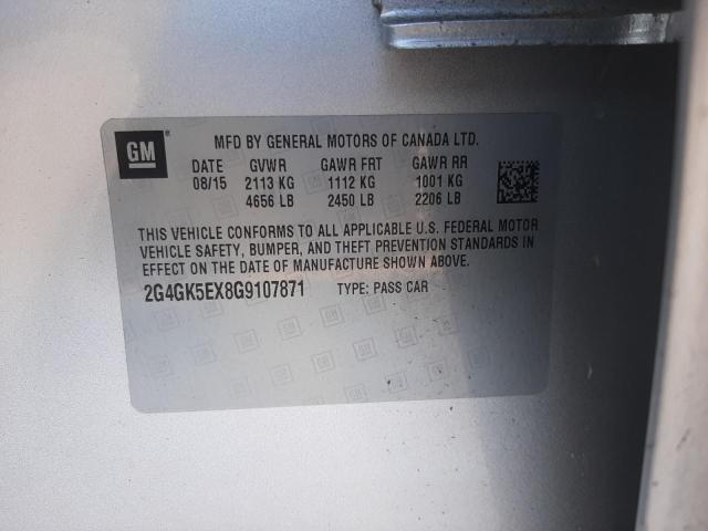 Photo 10 from auction – 2016 BUICK REGAL with VIN 2G4GK5EX8G9107871