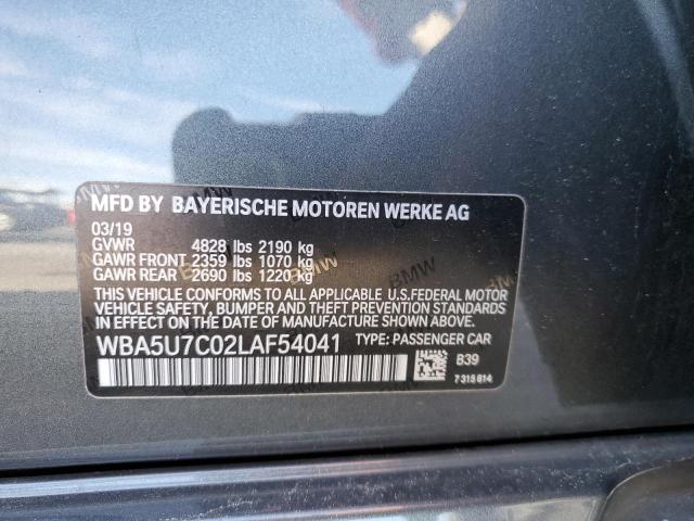 Zdjęcie 10 z aukcji – 2020 BMW M340I z VIN WBA5U7C02LAF54041
