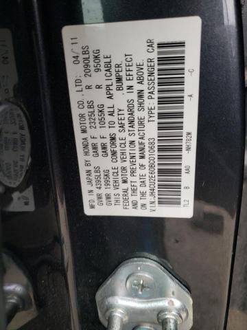 Photo 10 from auction – 2011 ACURA TSX with VIN JH4CU2E60BC010683