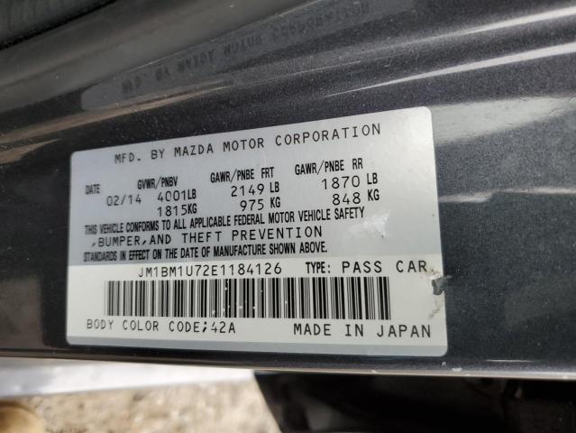 Photo 10 from auction – 2014 MAZDA 3 SPORT with VIN JM1BM1U72E1184126