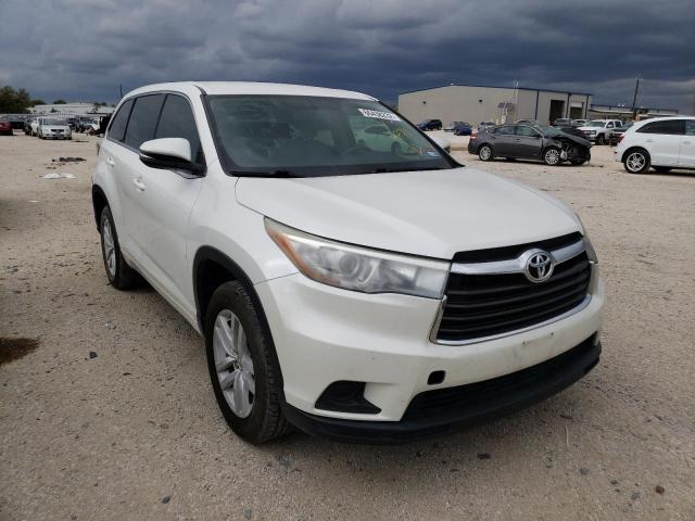 TOYOTA HIGHLANDER 2015 with VIN 5TDZARFH7FS016952 - Photo from auction