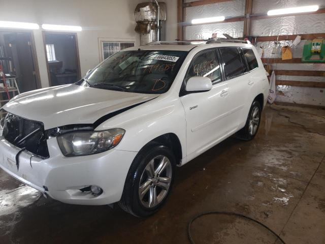 Photo 2 from auction – 2009 TOYOTA HIGHLANDER with VIN JTEES43A792149689