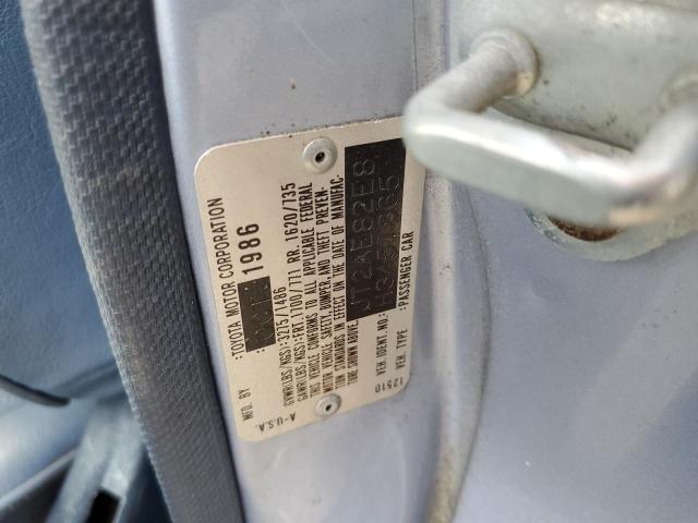 Photo 10 from auction – 1987 TOYOTA COROLLA DL with VIN JT2AE82E8H3457865