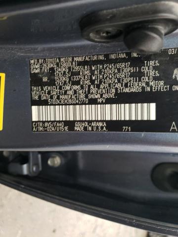 Photo 10 from auction – 2011 TOYOTA HIGHLANDER with VIN 5TDZK3EH2BS042770