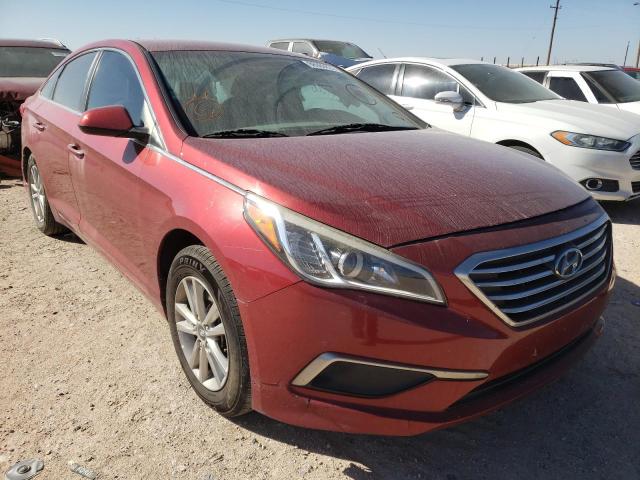 HYUNDAI SONATA SE 2016 with VIN 5NPE24AF1GH369120 - Photo from auction