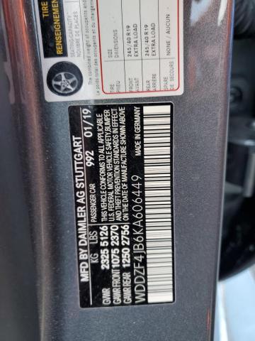 Photo 10 from auction – 2019 MERCEDES-BENZ E 300 with VIN WDDZF4JB6KA606449