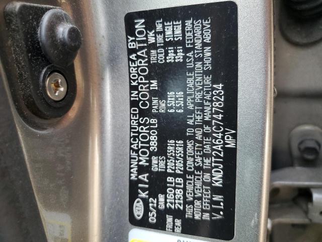 Photo 10 from auction – 2012 KIA SOUL with VIN KNDJT2A64C7478234