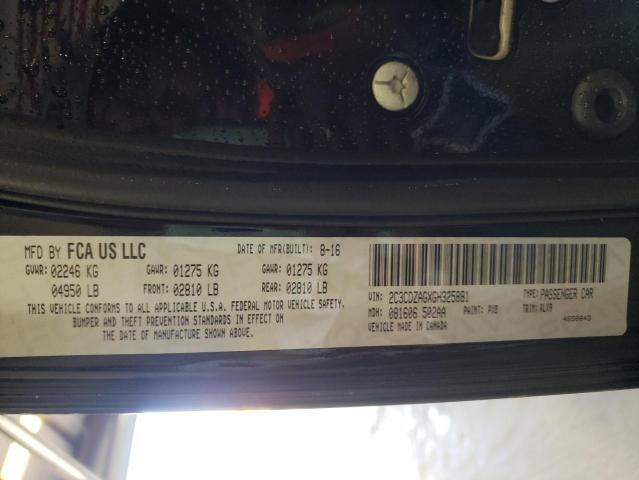 Photo 10 from auction – 2016 DODGE CHALLENGER with VIN 2C3CDZAGXGH325881