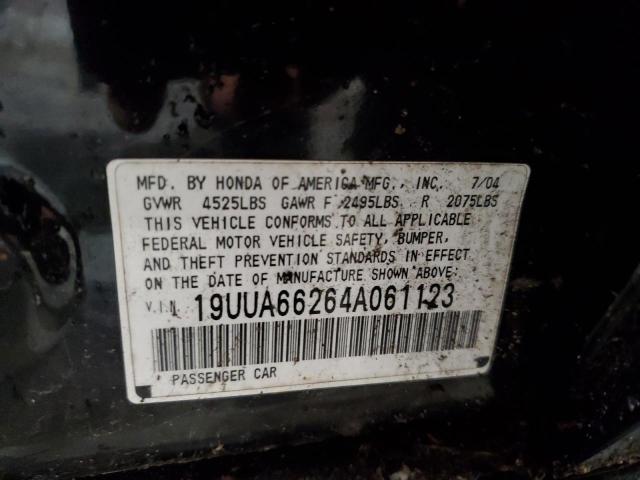 Photo 10 from auction – 2004 ACURA TL with VIN 19UUA66264A061123