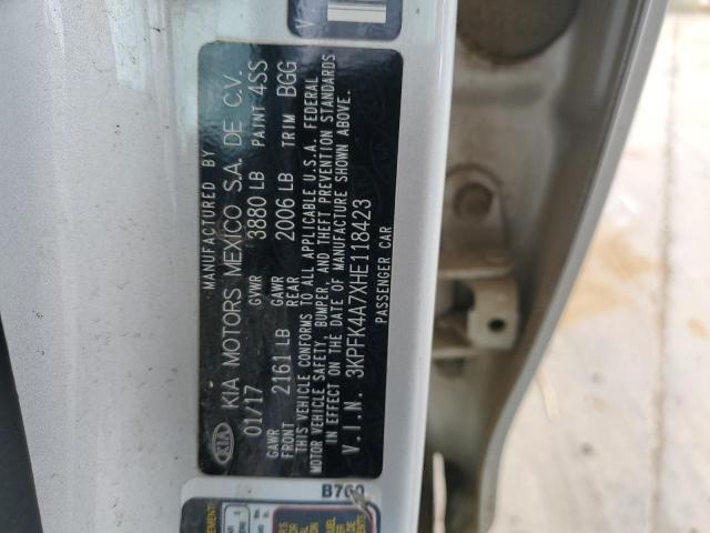 Photo 10 from auction – 2017 KIA FORTE LX with VIN 3KPFK4A7XHE118423