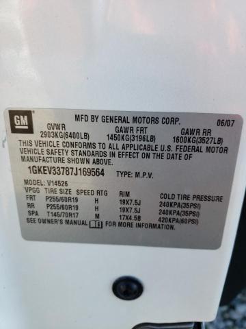 Photo 10 from auction – 2007 GMC ACADIA SLT with VIN 1GKEV33787J169564