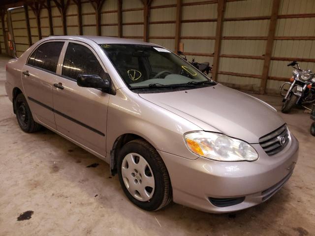 TOYOTA COROLLA CE 2003 with VIN 2T1BR32E93C766716 - Photo from auction