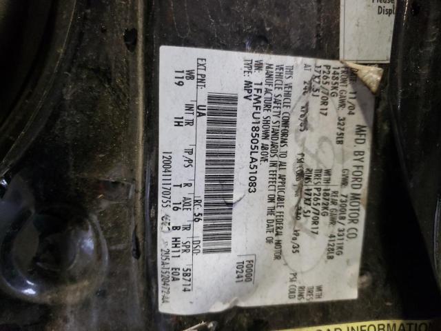 Photo 10 from auction – 2005 FORD EXPEDITION with VIN 1FMFU18505LA51083