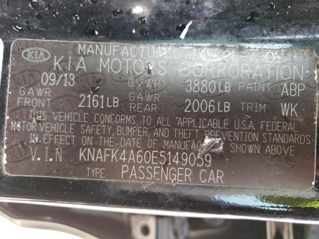 Photo 10 from auction – 2014 KIA FORTE LX with VIN KNAFK4A60E5149059