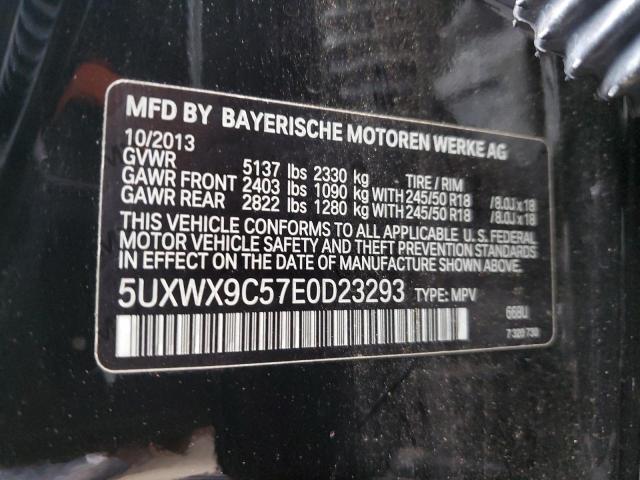 Photo 10 from auction – 2014 BMW X3 XDRIVE with VIN 5UXWX9C57E0D23293