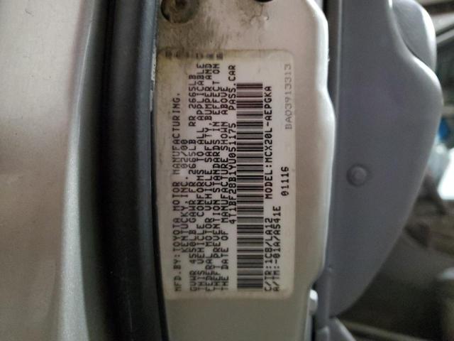 Photo 10 from auction – 2000 TOYOTA AVALON XL with VIN 4T1BF28B1YU051175