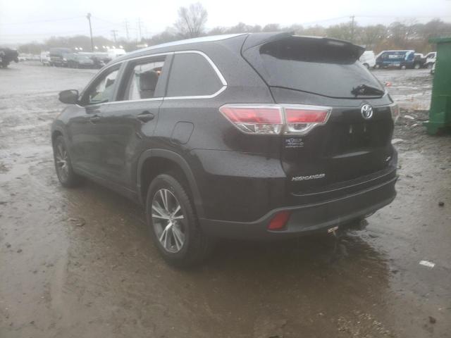 Photo 3 from auction – 2016 TOYOTA HIGHLANDER with VIN 5TDKKRFH9GS156338