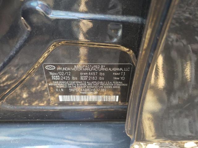 Photo 10 from auction – 2013 HYUNDAI SONATA SE with VIN 5NPEC4AB8DH637389
