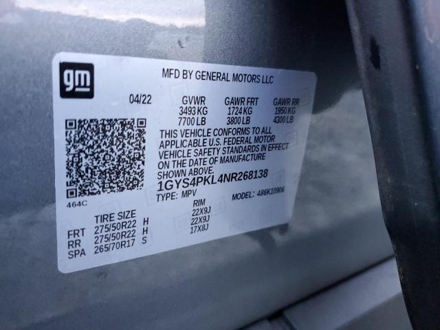 Photo 10 from auction – 2022 CADILLAC ESCALADE E with VIN 1GYS4PKL4NR268138