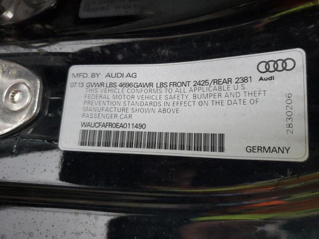 Photo 10 from auction – 2014 AUDI A5 PREMIUM with VIN WAUCFAFR0EA011490