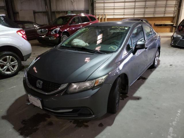 Photo 2 from auction – 2013 HONDA CIVIC LX with VIN 2HGFB2F54DH575899
