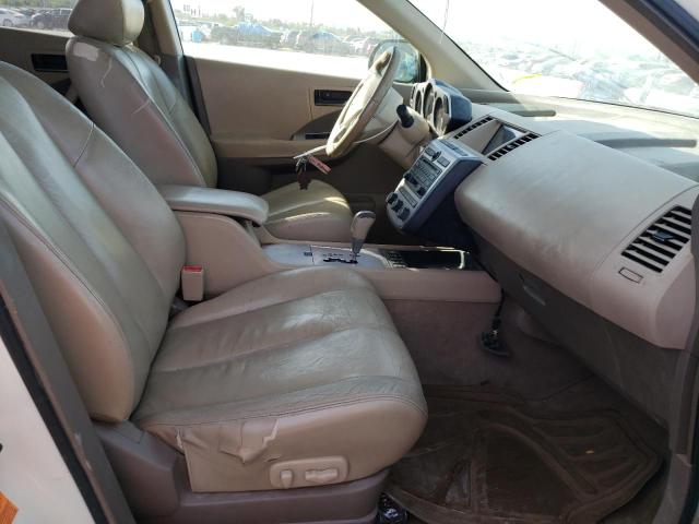 Photo 5 from auction – 2005 NISSAN MURANO SL with VIN JN8AZ08W65W413357
