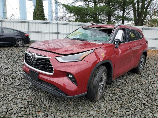 Photo 2 from auction – 2021 TOYOTA HIGHLANDER with VIN 5TDGZRBH3MS528291