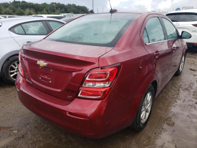 Photo 4 from auction – 2019 CHEVROLET SONIC LT with VIN 1G1JD5SB4K4149004