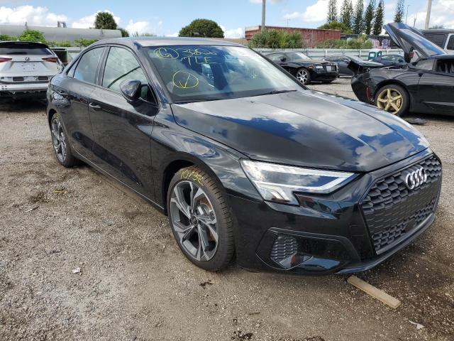 AUDI A3 PREMIUM 2022 with VIN WAUHUDGY2NA076845 - Photo from auction
