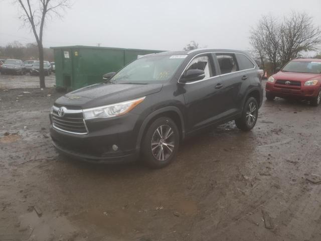 Photo 2 from auction – 2016 TOYOTA HIGHLANDER with VIN 5TDKKRFH9GS156338