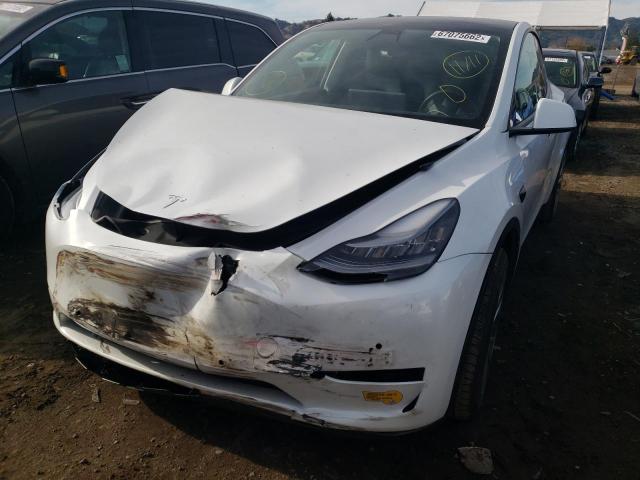 Photo 9 from auction – 2021 TESLA MODEL Y with VIN 5YJYGAEE0MF159262