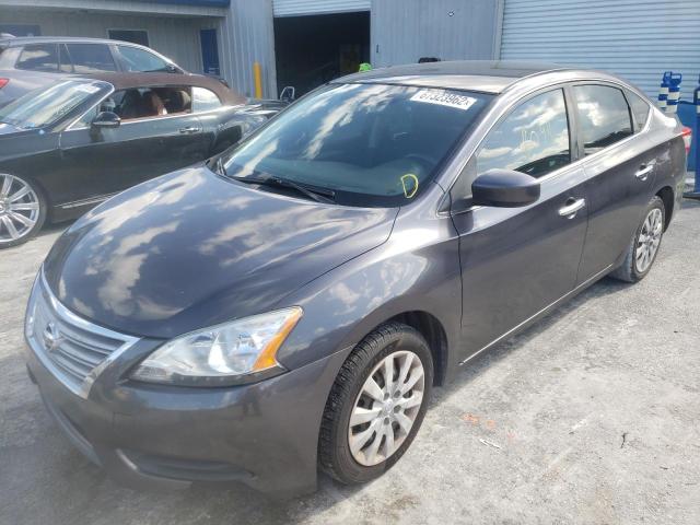 Photo 2 from auction – 2014 NISSAN SENTRA S with VIN 3N1AB7AP2EL633177