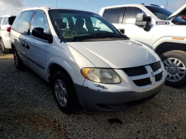 DODGE CARAVAN SE 2001 with VIN 1B8GP25B71B218714 - Photo from auction